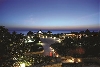 View of the hotel at night